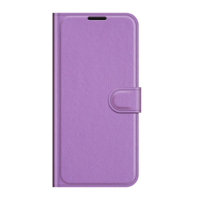 Housse iPhone 13 mini Portefeuille Support Litchi Modèle 3