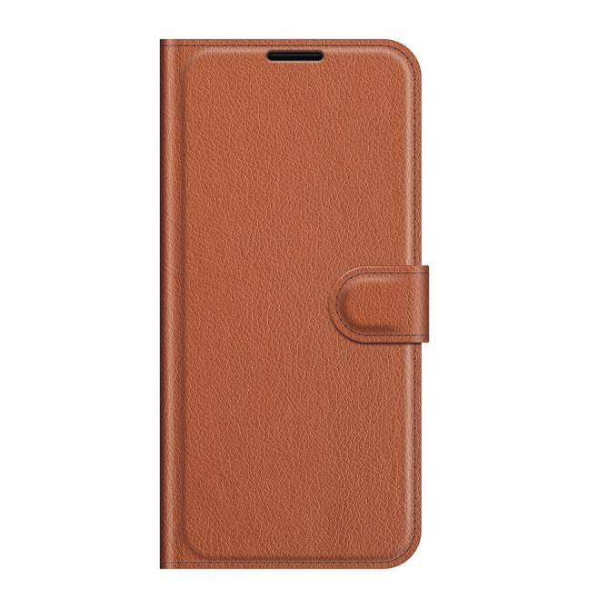 Housse iPhone 13 mini Portefeuille Support Litchi Modèle 3