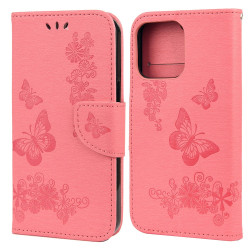 Housse iPhone 13 mini Papillon Floral Portefeuille Support