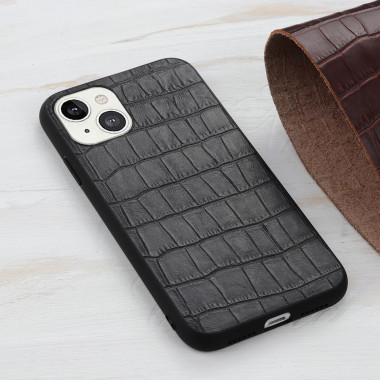 Coque iPhone 13 mini Cuir Véritable