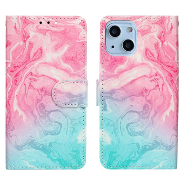 Housse iPhone 13 mini Rose et Vert