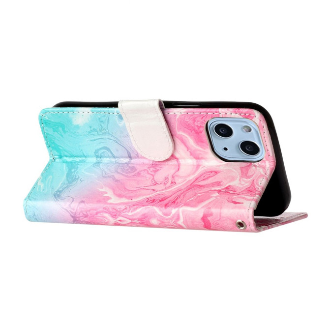 Housse iPhone 13 mini Rose et Vert