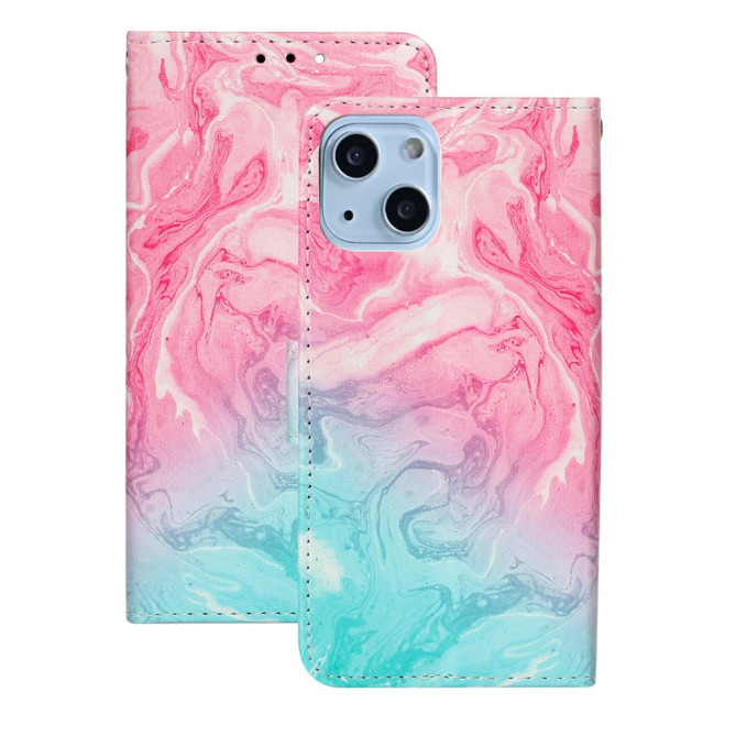 Housse iPhone 13 mini Rose et Vert