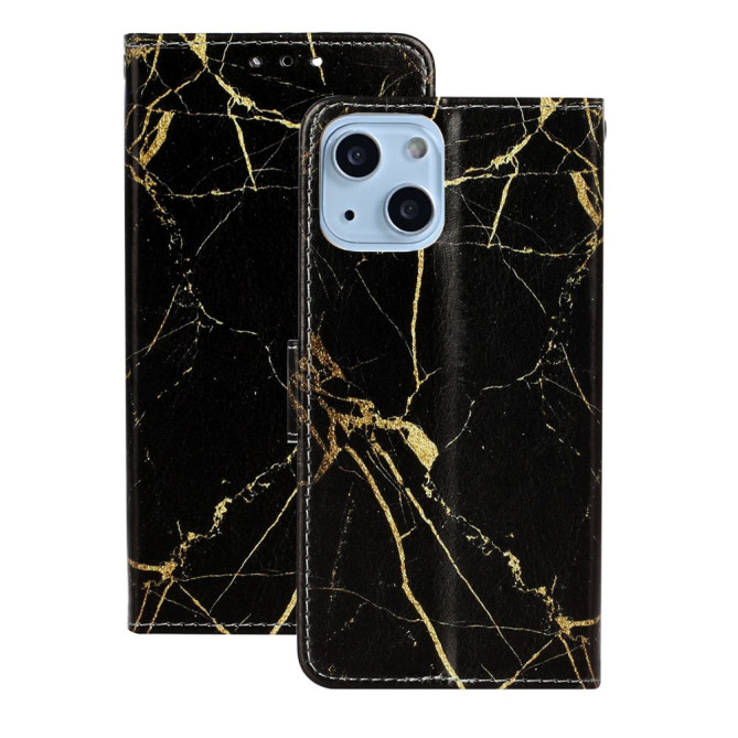 Housse iPhone 13 mini Noir et Or