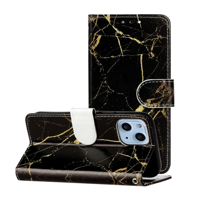 Housse iPhone 13 mini Noir et Or