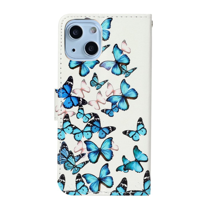 Housse iPhone 13 mini Papillon Bleu