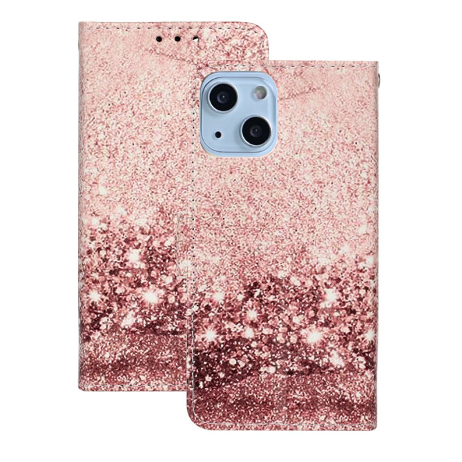 Housse iPhone 13 mini Rose Doré Modèle 2