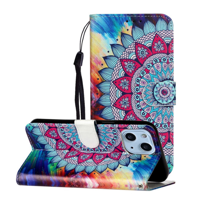 Housse iPhone 13 mini Portefeuille Support Modèle 2