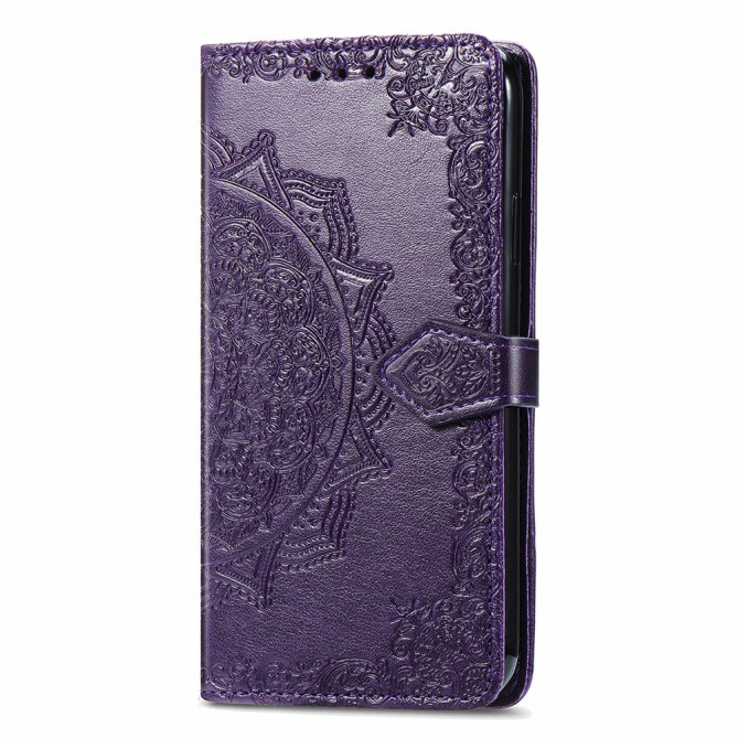 Housse iPhone 13 mini Mandala Floral Portefeuille Support