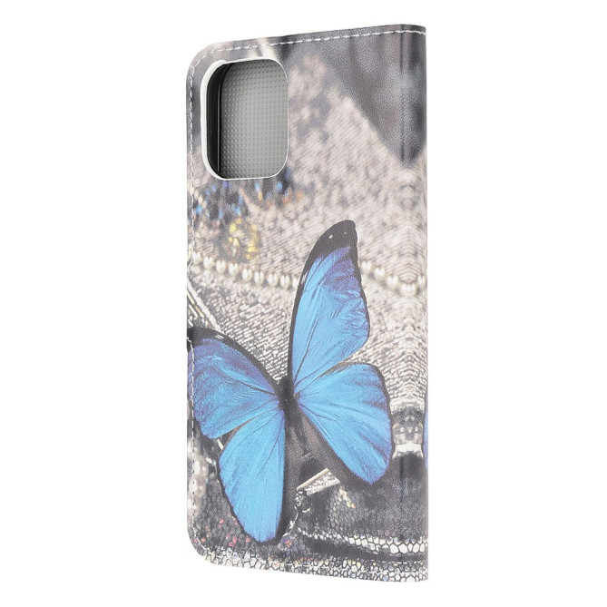 Housse iPhone 13 mini Papillon Bleu Modèle 2