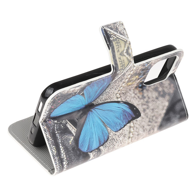 Housse iPhone 13 mini Papillon Bleu Modèle 2