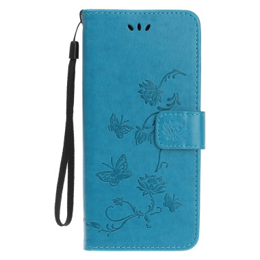 Housse iPhone 13 mini Papillon Floral Portefeuille Support Modèle 3