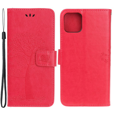 Housse iPhone 13 mini Hibou Portefeuille Support