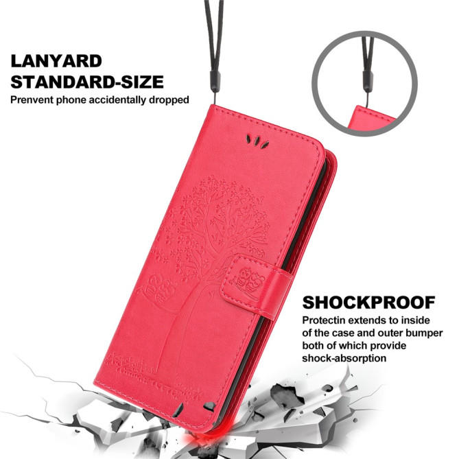 Housse iPhone 13 mini Hibou Portefeuille Support