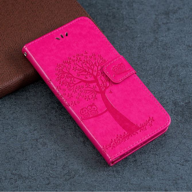Housse iPhone 13 mini Hibou Portefeuille Support