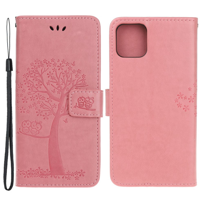 Housse iPhone 13 mini Hibou Portefeuille Support