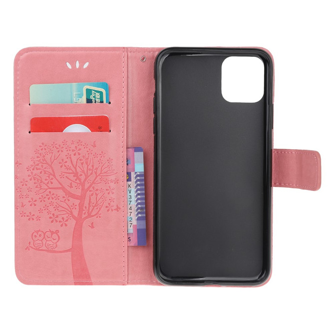 Housse iPhone 13 mini Hibou Portefeuille Support