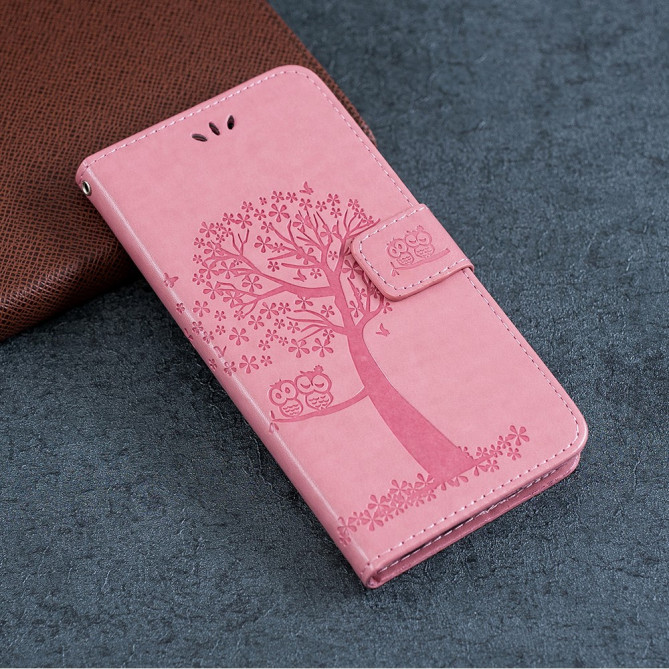 Housse iPhone 13 mini Hibou Portefeuille Support