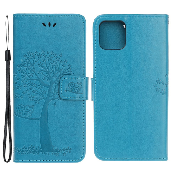 Housse iPhone 13 mini Hibou Portefeuille Support