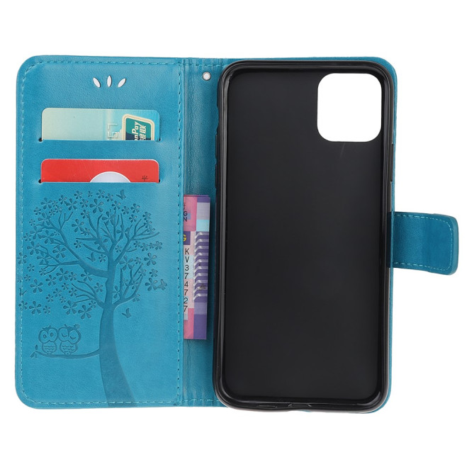 Housse iPhone 13 mini Hibou Portefeuille Support