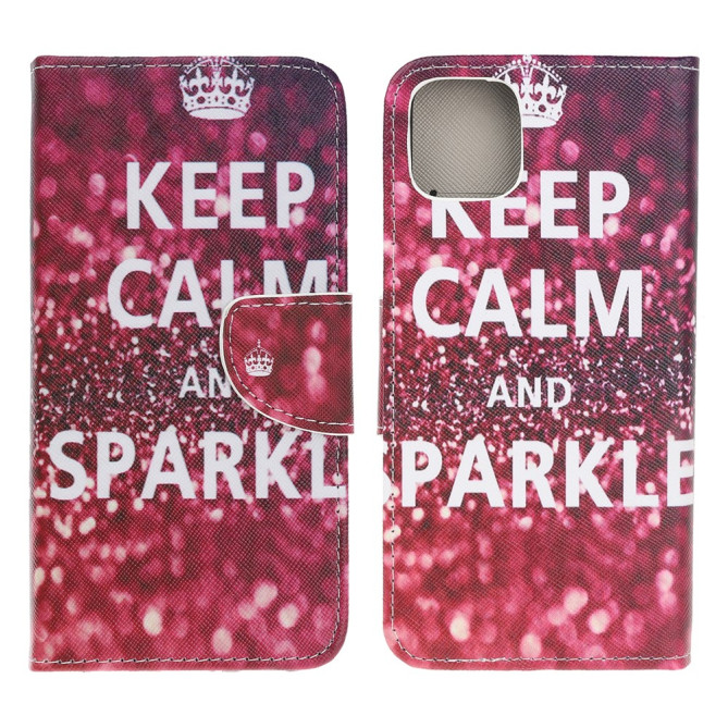 Housse iPhone 13 mini Keep Calm And Sparkle