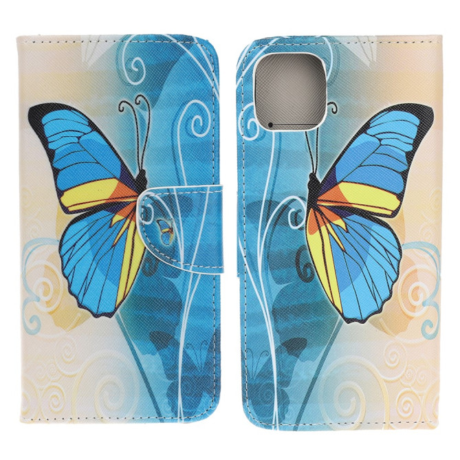 Housse iPhone 13 mini Papillon Bleu Modèle 3