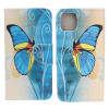 Housse iPhone 13 mini Papillon Bleu Modèle 3