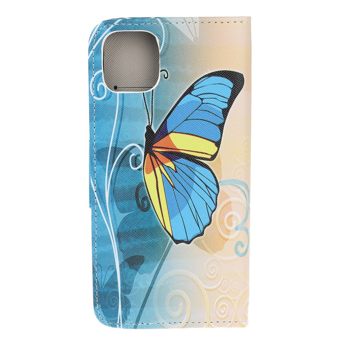 Housse iPhone 13 mini Papillon Bleu Modèle 3