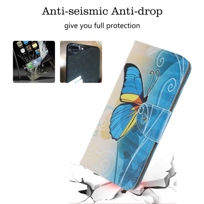 Housse iPhone 13 mini Papillon Bleu Modèle 3
