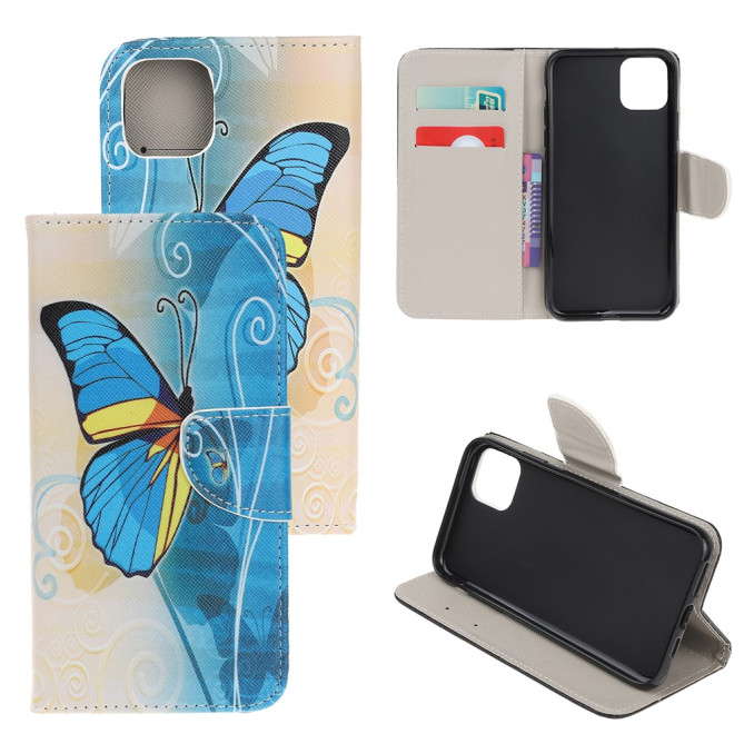 Housse iPhone 13 mini Papillon Bleu Modèle 3