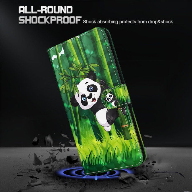 Housse iPhone 13 mini Panda Climbing Bamboo