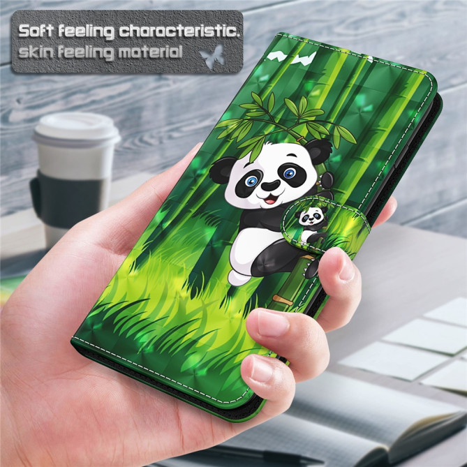 Housse iPhone 13 mini Panda Climbing Bamboo