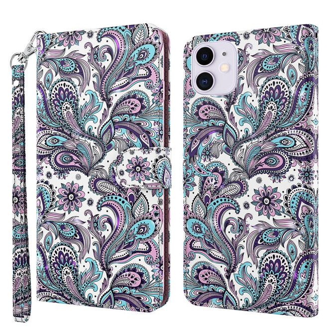 Housse iPhone 13 mini Purple Impatiens