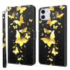 Housse iPhone 13 mini Golden Butterflies