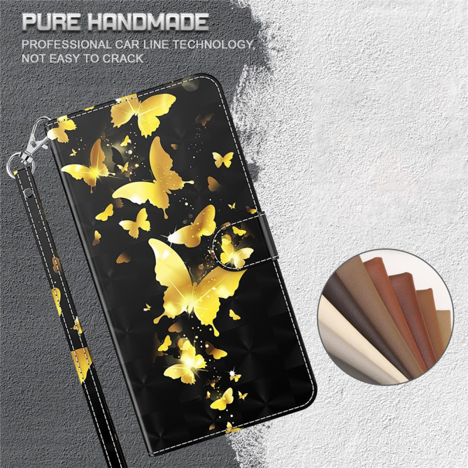 Housse iPhone 13 mini Golden Butterflies