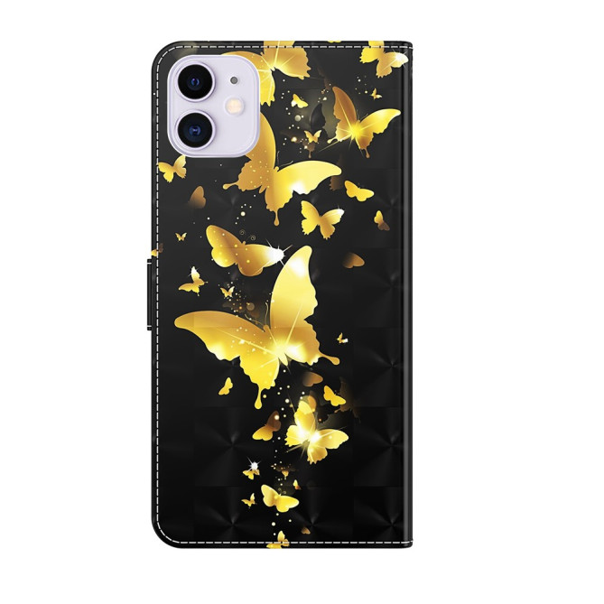 Housse iPhone 13 mini Golden Butterflies