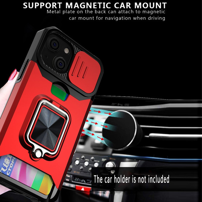 Coque iPhone 13 mini YB Portefeuille Modèle 3