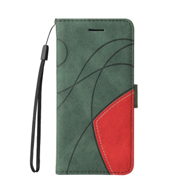 Housse iPhone 13 mini Portefeuille Support Bicolore