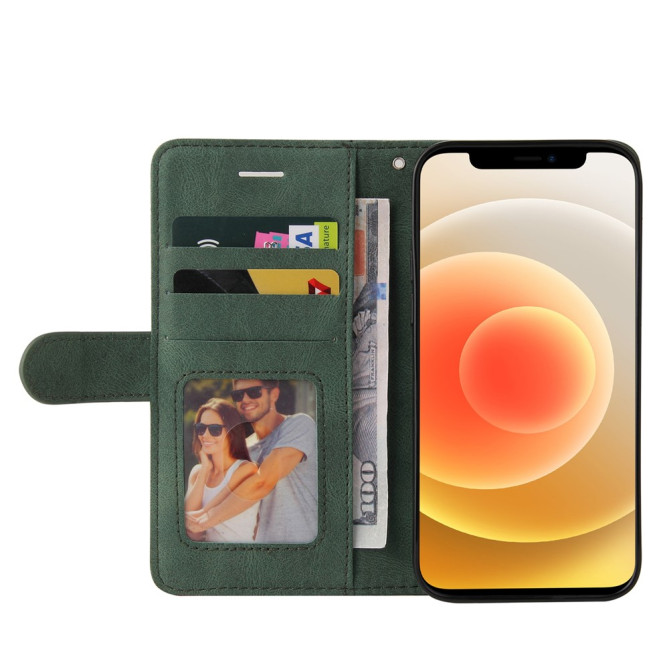Housse iPhone 13 mini Portefeuille Support Bicolore