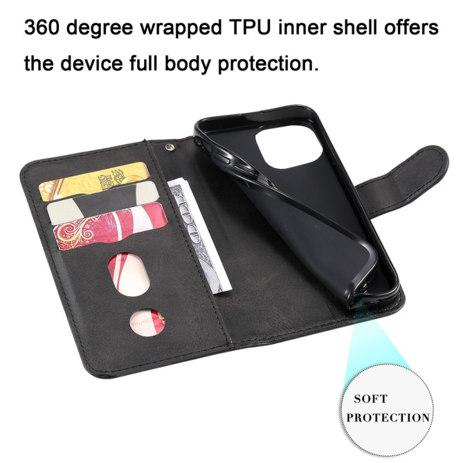 Housse iPhone 13 mini Portefeuille Fermeture Éclair