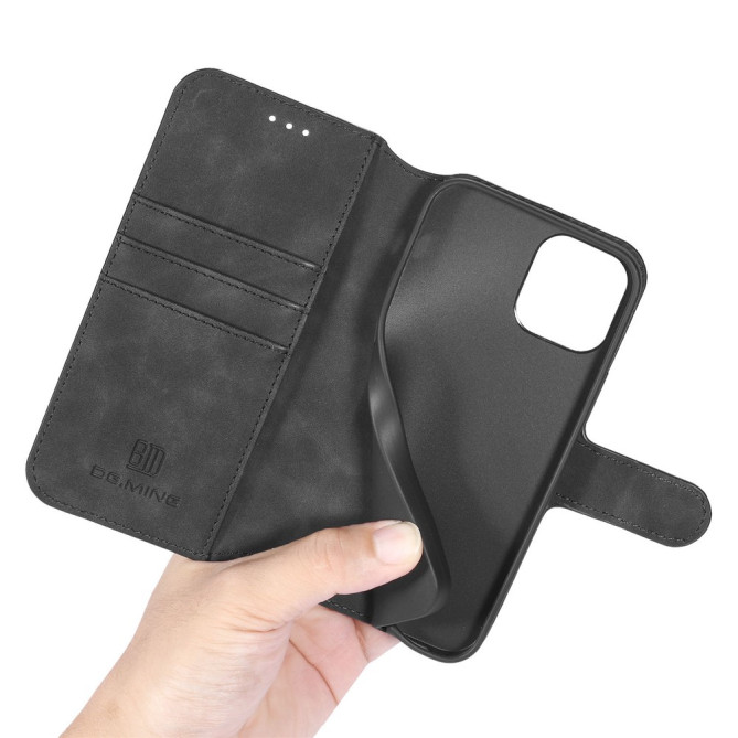 Housse iPhone 13 mini DG.MING Portefeuille Support Rétro