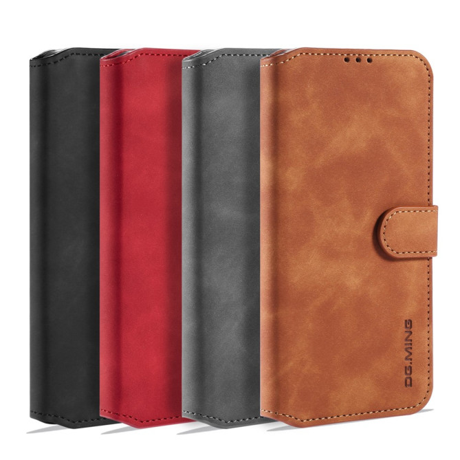 Housse iPhone 13 mini DG.MING Portefeuille Support Rétro