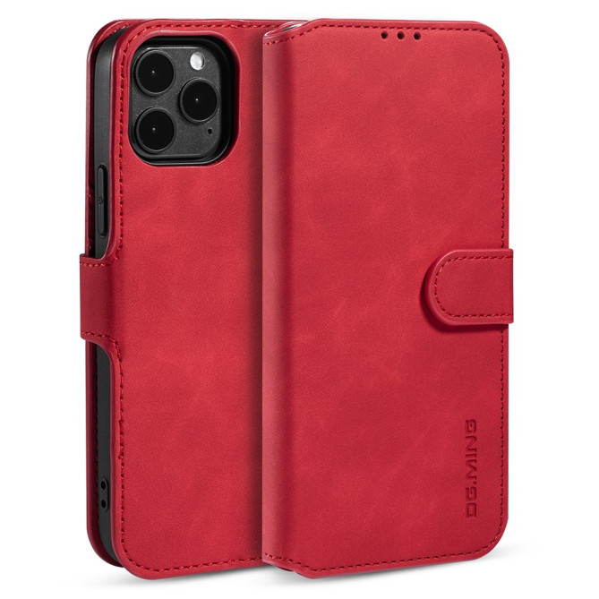 Housse iPhone 13 mini DG.MING Portefeuille Support Rétro