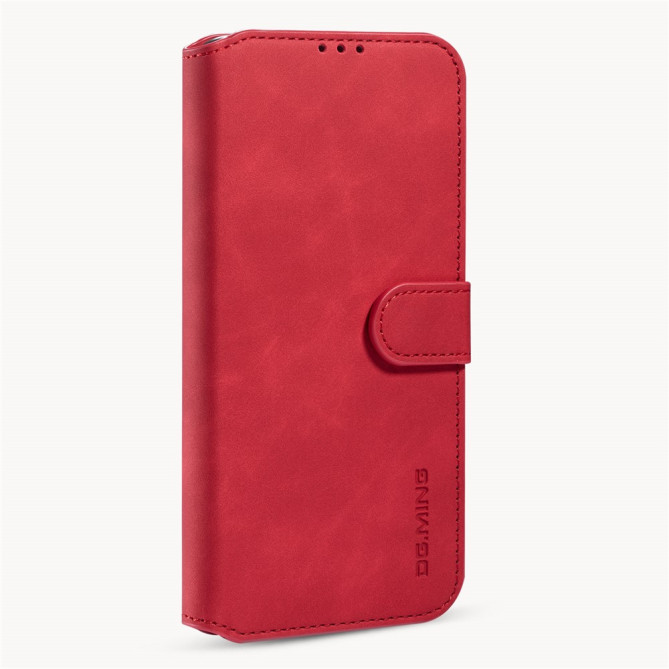 Housse iPhone 13 mini DG.MING Portefeuille Support Rétro