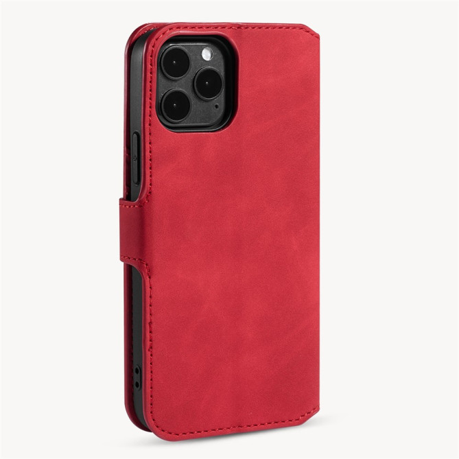 Housse iPhone 13 mini DG.MING Portefeuille Support Rétro