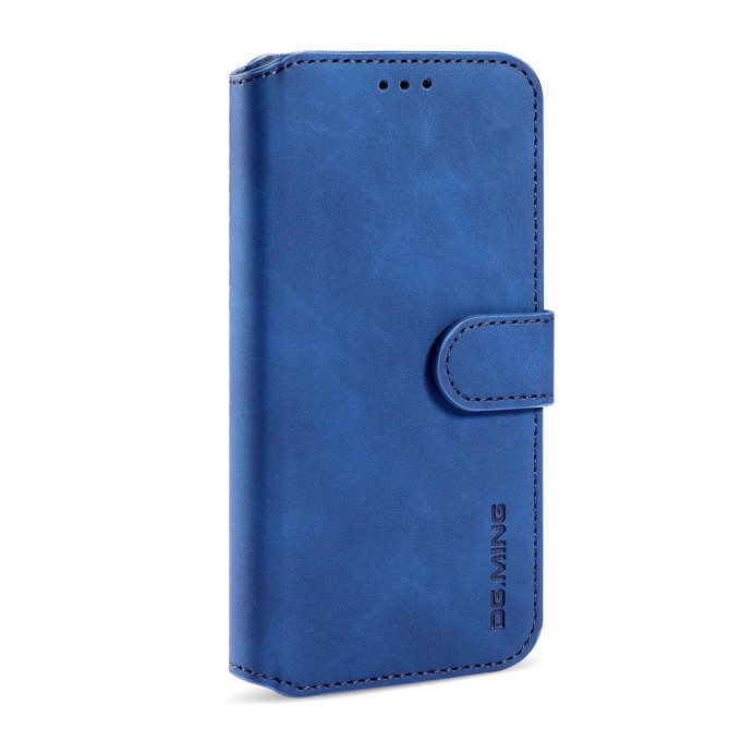 Housse iPhone 13 mini DG.MING Portefeuille Support Rétro