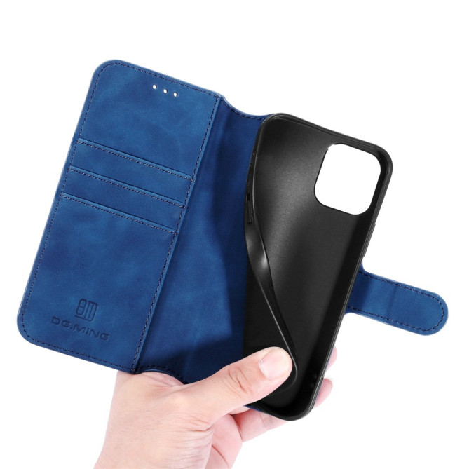 Housse iPhone 13 mini DG.MING Portefeuille Support Rétro