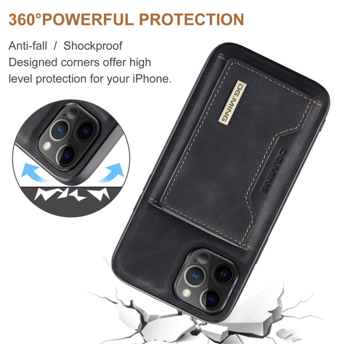 Housse iPhone 13 mini DG.MING Portefeuille Support Magnétique