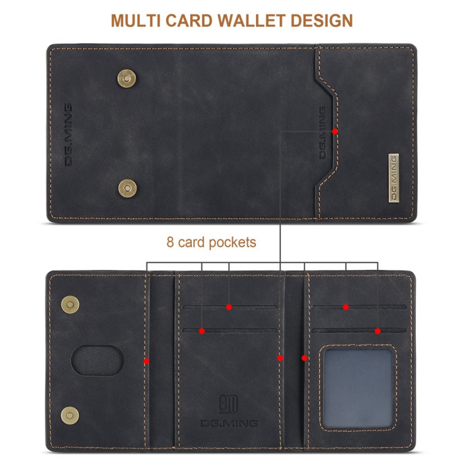 Housse iPhone 13 mini DG.MING Portefeuille Support Magnétique