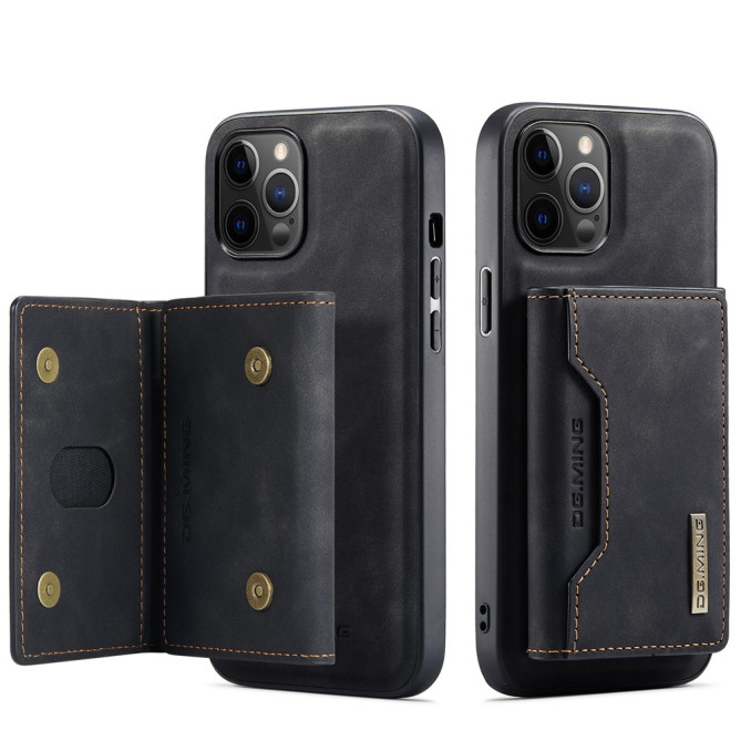 Housse iPhone 13 mini DG.MING Portefeuille Support Magnétique